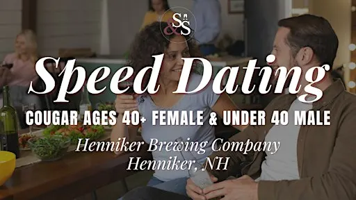 Cougar Date Night Speed Dating in Henniker, NH at Henniker Brewing Company