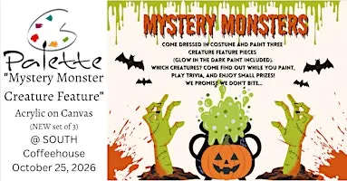 Palette Paint Experience - Mystery Monster Creature Feature