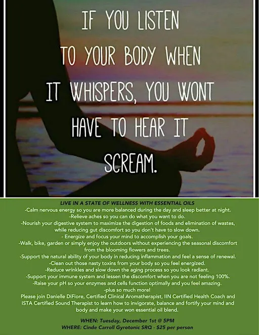 Essential Oil Workshop