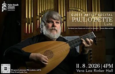 Guest Artist: Paul O'Dette, Lute