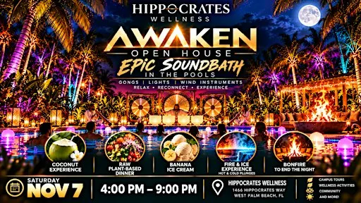 AWAKEN: An Epic Poolside Sound Bath Under the Stars