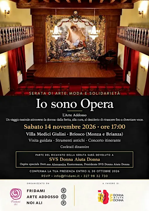 Io sono Opera | L’Arte Addosso – Arte, Moda e Solidarietà