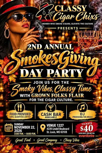 Classy Cigar Chixs 2nd Annual SmokesGiving Day Party