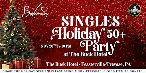 Singles Holiday Party at The Buck Hotel | 50+