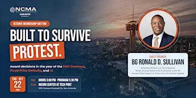 Built to Survive Protest: NCMA Alamo October Membership Meeting