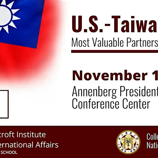 U.S.–Taiwan “MVP” Most Valuable Partnership Conference