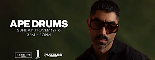 Ape Drums — Live at Harriet’s Rooftop | November 8th
