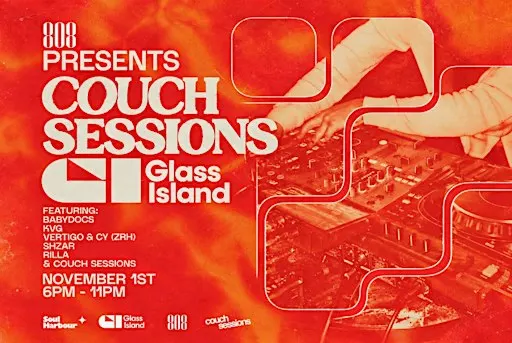 808 presents Couch Sessions | Glass Island | Sun 1 Nov 2026