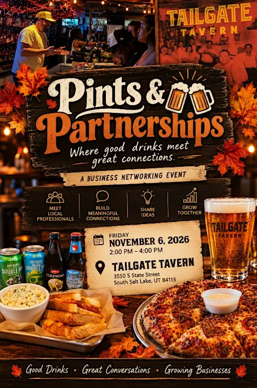 Pints and Partnerships: A Business Networking Event