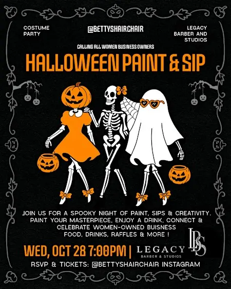 Halloween Paint & Sip