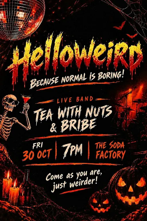 Helloweird Costume Party - Tea WIth Nuts and Bribe