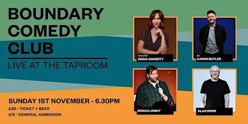 Boundary Comedy Club - Sunday 1st November