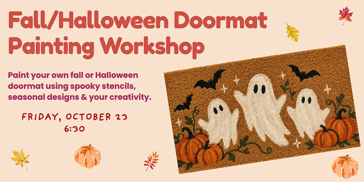 Fall/Halloween Doormat Painting Workshop