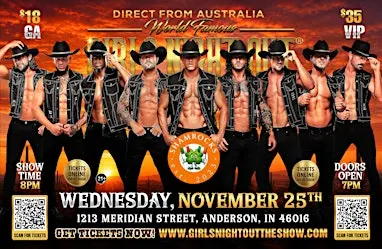GIRLS NIGHT OUT LIVE-AUSTRALIAN TAKEOVER ANDERSON,IN!