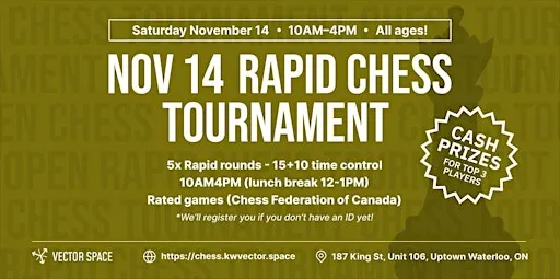 Nov 14 Rapid Chess Tournament