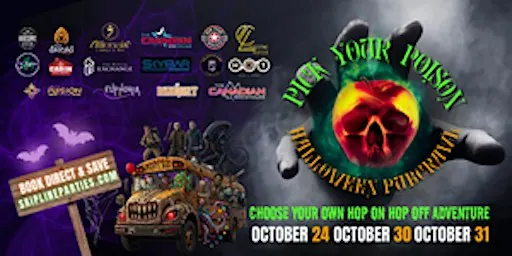 Pick Your Poison Halloween Pubcrawl - Sat Oct 31st