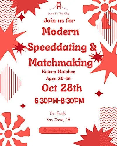 Modern Speed Dating | Downtown San Jose | Ages 30-46