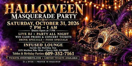 Halloween Masquerade Adult Party October 31st.,