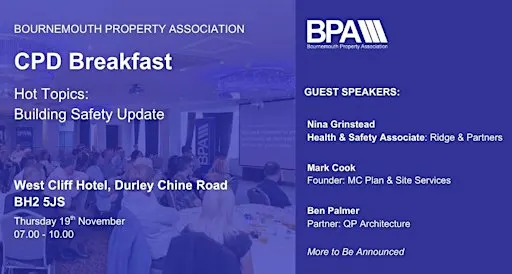 BPA CPD Breakfast - Hot Topics: Building Safety Update
