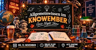 Quiz Night #594.1 - Allgemeinwissen (Quiz im Knowember)