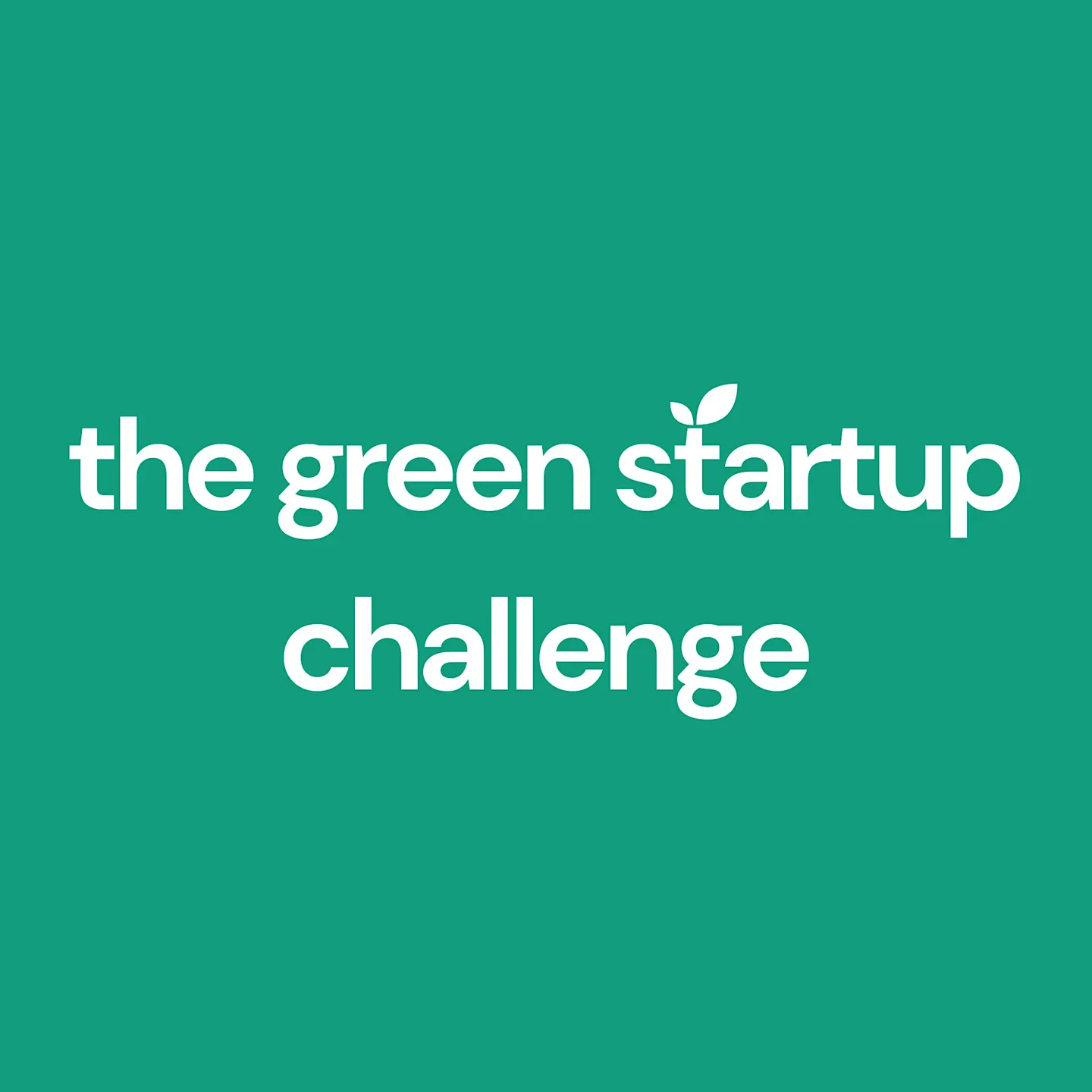 The Green Startup Challenge