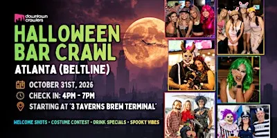 Halloween Bar Crawl 10/31 - ATLANTA (Beltline)