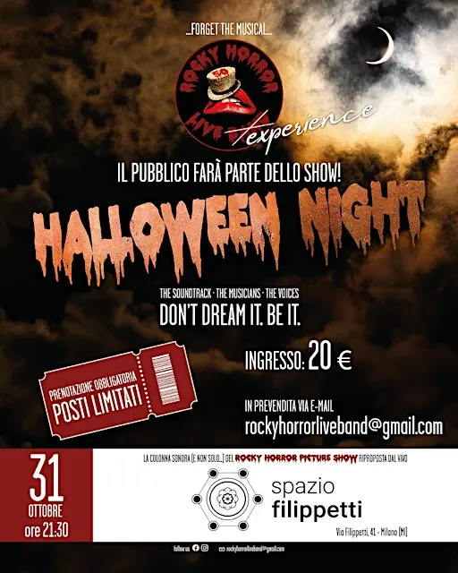 ROCKY HORROR LIVE BAND "HALLOWEEN NIGHT"