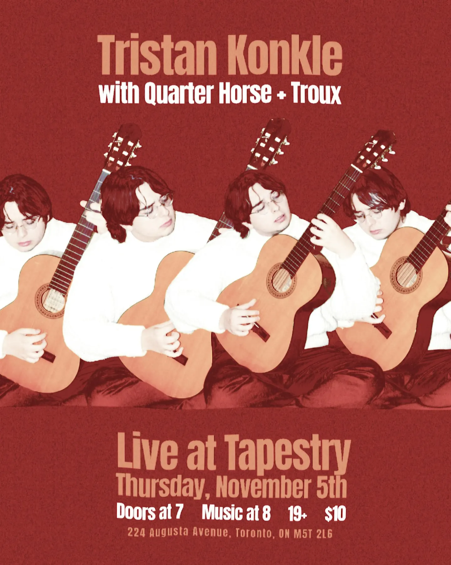 Tristan Konkle + Quarter Horse + Troux - Live at Tapestry
