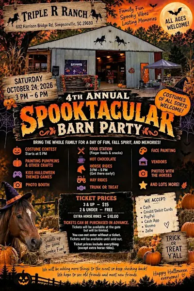 Triple R Ranch Halloween Spooktacular 2026