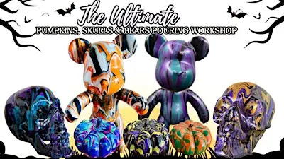 The Ultimate: Pumpkin, Skull & Fluid Bear Pouring Workshop