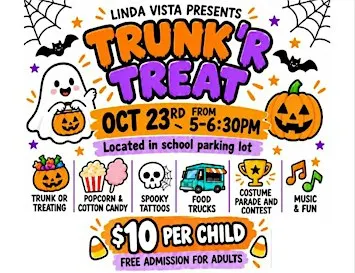 Linda Vista's Annual Trunk or Treat Fundraiser