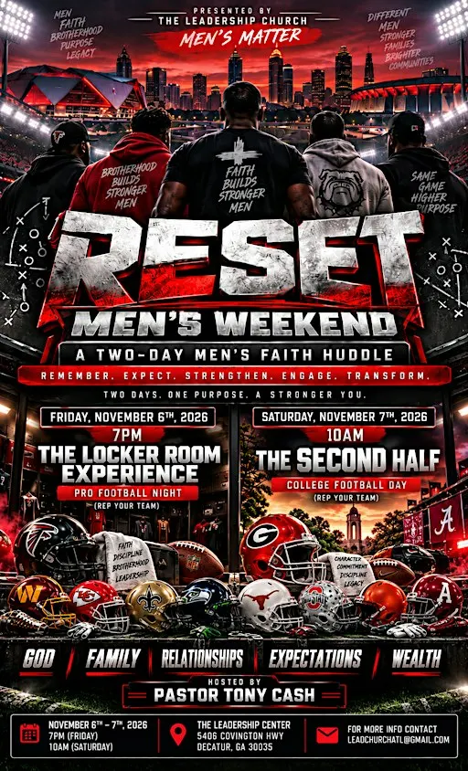 RESET | A TWO-DAY FAITH MEN’S HUDDLE