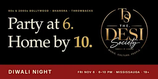 The.DesiSociety Presents: Diwali Night | 90s & 2000s Bollywood/ Bhangra