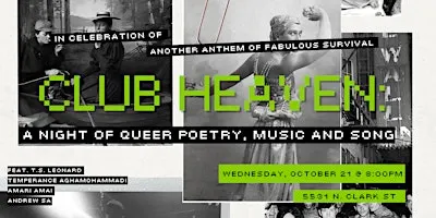 CLUB HEAVEN: A Night of Queer Poetry, Music, and Song