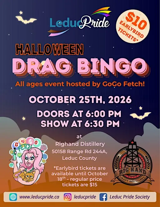 Halloween Drag bingo with Gogo