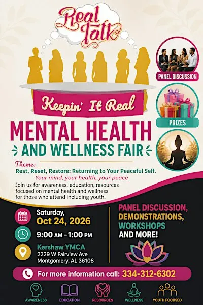 Keepin' It Real Mental Health and Wellness Fair