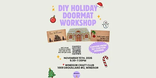 Create and Paint Your Own Doormat - Christmas & Holidays