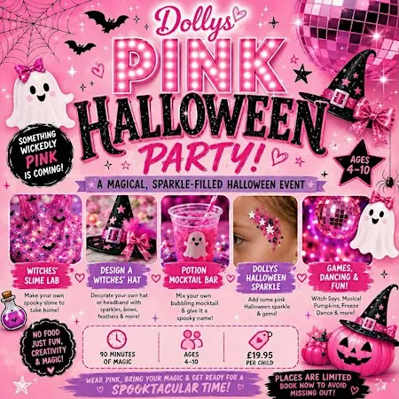Children's Pink Halloween Party