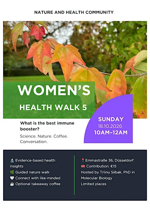 Women’s Health Walk #5. What is the best immune booster?