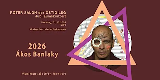 Jubiläumskonzert Ákos Bánlaky 31.10.2026