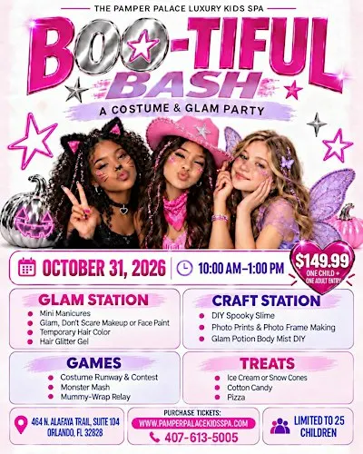 Boo-Tiful Bash : Costume & Glam Party For Kids