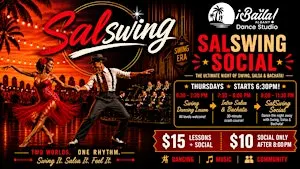 SalSwing Thursdays | Swing, Salsa & Bachata Lesson + Social