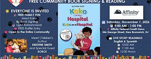 Book Signing & Reading, Meet Koko! Free Community Event - Story Reading