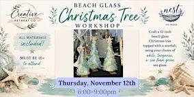 Beach Glass Christmas Tree Workshop with Amanda of Creative Retreat
