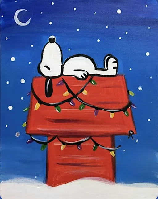 Paint with Ashley Blake “”Snoop Holiday House” Paint Night