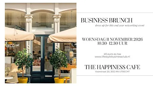 Business Brunch Utrecht - The Happiness Cafe