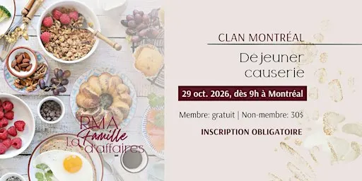 Déjeuner causerie - Clan Montréal