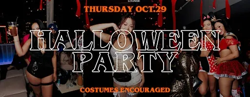 HALLOWEEN COSTUME ROOFTOP PARTY 18+ @ ELEVATE LOUNGE DTLA