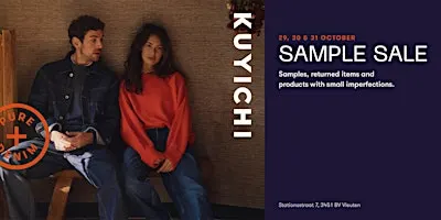 Kuyichi Sample Sale | 29–31 October 2026