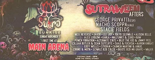 SUTRA-HALLOWEEN @HOME THE VENUE// FT.GEORGE PRIVATTI, NACHO SCOPPA//NOV 1